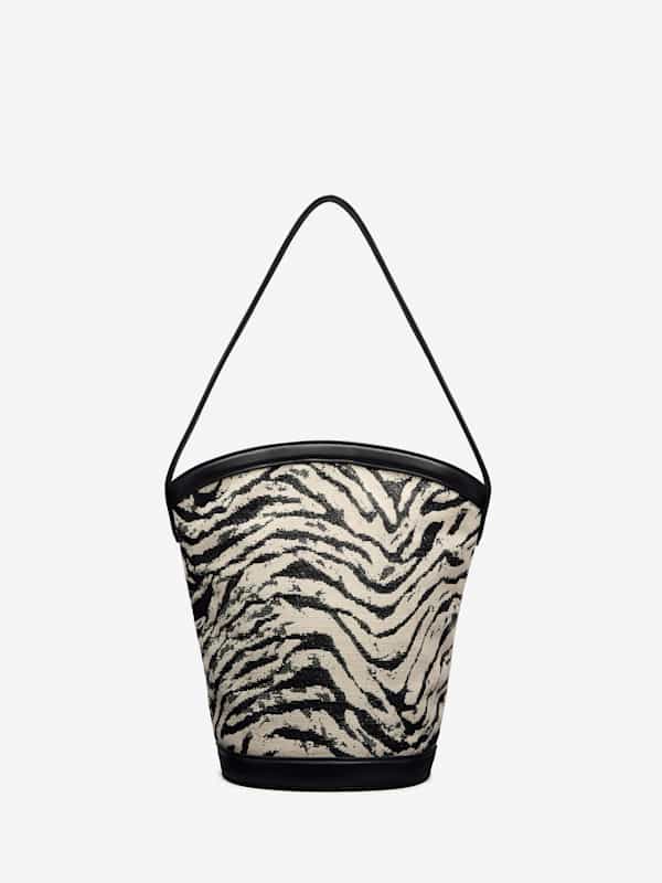 Giuliana Bag - Zebra Raffia